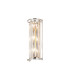 Guilford 57cm Tall Wall Lamp 3 x E14 Polished Nickel / Clear-1