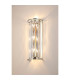 Guilford 57cm Tall Wall Lamp 3 x E14 Polished Nickel / Clear-3