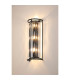 Guilford 57cm Tall Wall Lamp 3 x E14 Satin Black / Clear-3