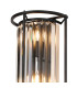 Guilford 57cm Tall Wall Lamp 3 x E14 Satin Black / Clear-5