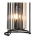 Guilford 57cm Tall Wall Lamp 3 x E14 Satin Black / Clear-6