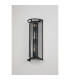 Guilford 57cm Tall Wall Lamp 3 x E14 Satin Black / Clear-7