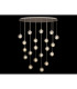 Keene 20 Light G9 Bubble Glass 10 x 3m / 4m Oval Multiple Pendant Polished Chrome / Clear Glass Item Weight: 30.5kg-3