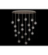 Keene 20 Light G9 Bubble Glass 10 x 3m / 4m Oval Multiple Pendant Polished Chrome / Clear Glass Item Weight: 30.5kg-10