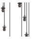 Keene 43cm 10 Light G9 Bubble Glass 2m Round Multiple Pendant Polished Chrome / Clear Glass Item Weight: 15kg-6