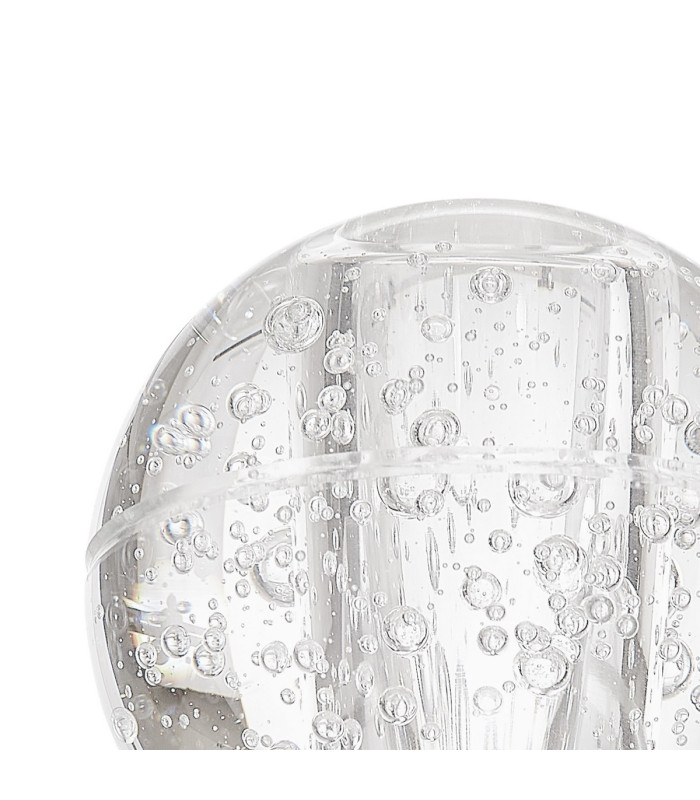 Keene 43cm 10 Light G9 Bubble Glass 2m Round Multiple Pendant Polished Chrome / Clear Glass Item Weight: 15kg-8