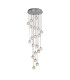 Keene 52cm 20 Light G9 Bubble Glass 10 x 3m / 4m Round Multiple Pendant Polished Chrome / Clear Glass Item Weight: 30.19kg-1