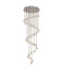 Keene 62cm 40 Light G9 Bubble Glass Round Multiple Pendant Polished Chrome / Clear Glass Item Weight: 60.3kg-1
