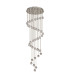 Keene 62cm 40 Light G9 Bubble Glass Round Multiple Pendant Polished Chrome / Clear Glass Item Weight: 60.3kg-4