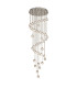 Keene 62cm 40 Light G9 Bubble Glass Round Multiple Pendant Polished Chrome / Clear Glass Item Weight: 60.3kg-5