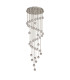 Keene 62cm 40 Light G9 Bubble Glass Round Multiple Pendant Polished Chrome / Clear Glass Item Weight: 60.3kg-7