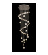 Keene 62cm 40 Light G9 Bubble Glass Round Multiple Pendant Polished Chrome / Clear Glass Item Weight: 60.3kg-14