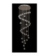 Keene 62cm 40 Light G9 Bubble Glass Round Multiple Pendant Polished Chrome / Clear Glass Item Weight: 60.3kg-15