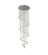 Keene 80cm 60 Light G9 Bubble Glass Round Multiple Pendant Polished Chrome / Clear Glass Item Weight: 93.5kg-1
