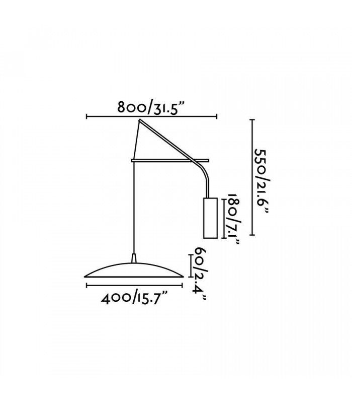 Led Wall Lamp Extendable White 40cm - 3