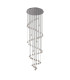 Keene 80cm 60 Light G9 Bubble Glass Round Multiple Pendant Polished Chrome / Clear Glass Item Weight: 93.5kg-7