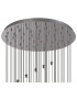 Keene 80cm 60 Light G9 Bubble Glass Round Multiple Pendant Polished Chrome / Clear Glass Item Weight: 93.5kg-8