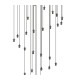 Keene 80cm 60 Light G9 Bubble Glass Round Multiple Pendant Polished Chrome / Clear Glass Item Weight: 93.5kg-10