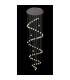 Keene 80cm 60 Light G9 Bubble Glass Round Multiple Pendant Polished Chrome / Clear Glass Item Weight: 93.5kg-15