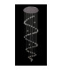 Keene 80cm 60 Light G9 Bubble Glass Round Multiple Pendant Polished Chrome / Clear Glass Item Weight: 93.5kg-16