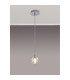 Keene 12cm 1 Light G9 Bubble Glass 2m Single Pendant Polished Chrome / Clear Glass-3
