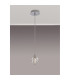 Keene 12cm 1 Light G9 Bubble Glass 2m Single Pendant Polished Chrome / Clear Glass-8