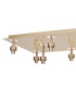 Keene Rectangle 14 Light G9 Flush Light French Gold / Clear Crystal Shade Item Weight: 18.1kg-8