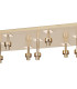 Keene Rectangle 14 Light G9 Flush Light French Gold / Clear Crystal Shade Item Weight: 18.1kg-9
