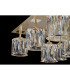 Keene Rectangle 14 Light G9 Flush Light French Gold / Clear Crystal Shade Item Weight: 18.1kg-15