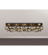 Keene Rectangle 14 Light G9 Flush Light Satin Black / Smoke Crystal Shade Item Weight: 18.1kg-3