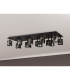 Keene Rectangle 14 Light G9 Flush Light Satin Black / Smoke Crystal Shade Item Weight: 18.1kg-15