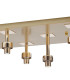 Keene Rectangle 8 Light G9 Flush Light French Gold / Clear Crystal Shade-9