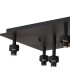 Keene Rectangle 8 Light G9 Flush Light Satin Black / Smoke Crystal Shade-8
