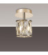 Keene 12cm 1 Light G9 Flush Light French Gold / Clear Crystal Shade-3