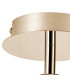 Keene 12cm 1 Light G9 Flush Light French Gold / Clear Crystal Shade-5