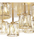 Keene 80.8cm Round 13 Light G9 Flush French Gold / Clear Crystal Shade Item Weight: 18.26kg-7