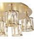 Keene 80.8cm Round 13 Light G9 Flush French Gold / Clear Crystal Shade Item Weight: 18.26kg-8