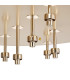 Keene 80.8cm Round 13 Light G9 Flush French Gold / Clear Crystal Shade Item Weight: 18.26kg-10