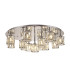 Keene 80.8cm Round 13 Light G9 Flush Polished Chrome / Clear Crystal Shade Item Weight: 18.26kg-1