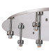 Keene 80.8cm Round 13 Light G9 Flush Polished Chrome / Clear Crystal Shade Item Weight: 18.26kg-5