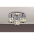 Keene Round 3 Light G9 35cm Flush Light Polished Chrome / Clear Crystal Shade-3