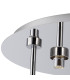 Keene 46cm Round 5 Light G9 Flush Light Polished Chrome / Clear Crystal Shade-5