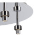 Keene 46cm Round 5 Light G9 Flush Light Polished Chrome / Clear Crystal Shade-7