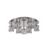 Keene 60.8cm Round 9 Light G9 Flush Light Polished Chrome / Clear Crystal Shade-4