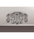 Keene 60.8cm Round 9 Light G9 Flush Light Polished Chrome / Clear Crystal Shade-9