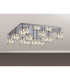 Keene Square 13 Light G9 Flush Light Polished Chrome / Clear Crystal Shade Item Weight: 21.1kg-3