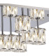 Keene Square 13 Light G9 Flush Light Polished Chrome / Clear Crystal Shade Item Weight: 21.1kg-6