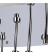 Keene Square 13 Light G9 Flush Light Polished Chrome / Clear Crystal Shade Item Weight: 21.1kg-9