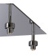 Keene Square 13 Light G9 Flush Light Polished Chrome / Clear Crystal Shade Item Weight: 21.1kg-10