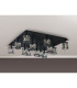 Keene Square 13 Light G9 Flush Sand Black / Clear Crystal Shade Item Weight: 21.1kg-12